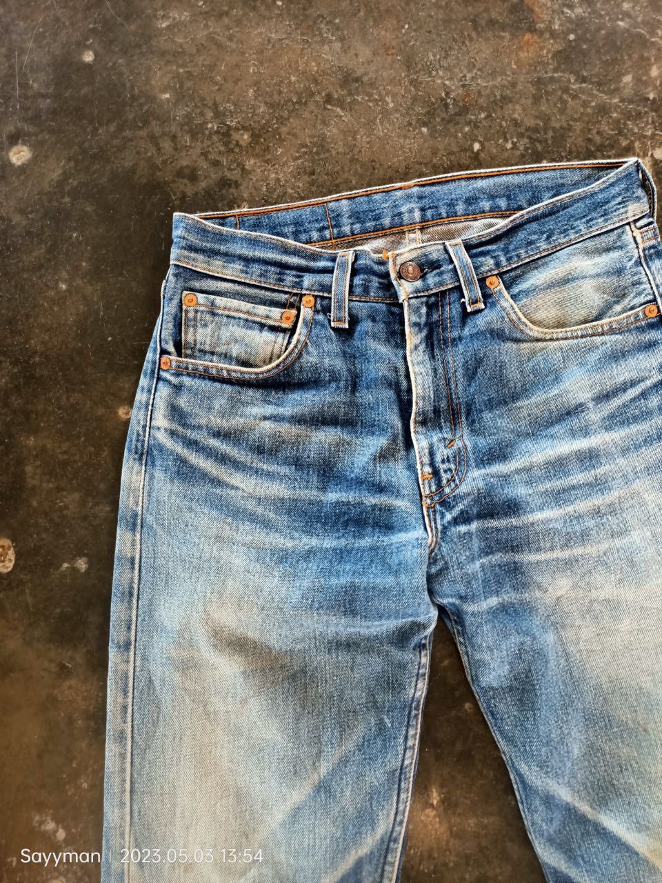 Levi's × Vintage Vtg LEVIS 505 Distressed Jeans Size US 29 - 2 Thumbnail