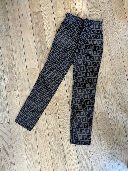 Vintage fendi zucca outlet pants