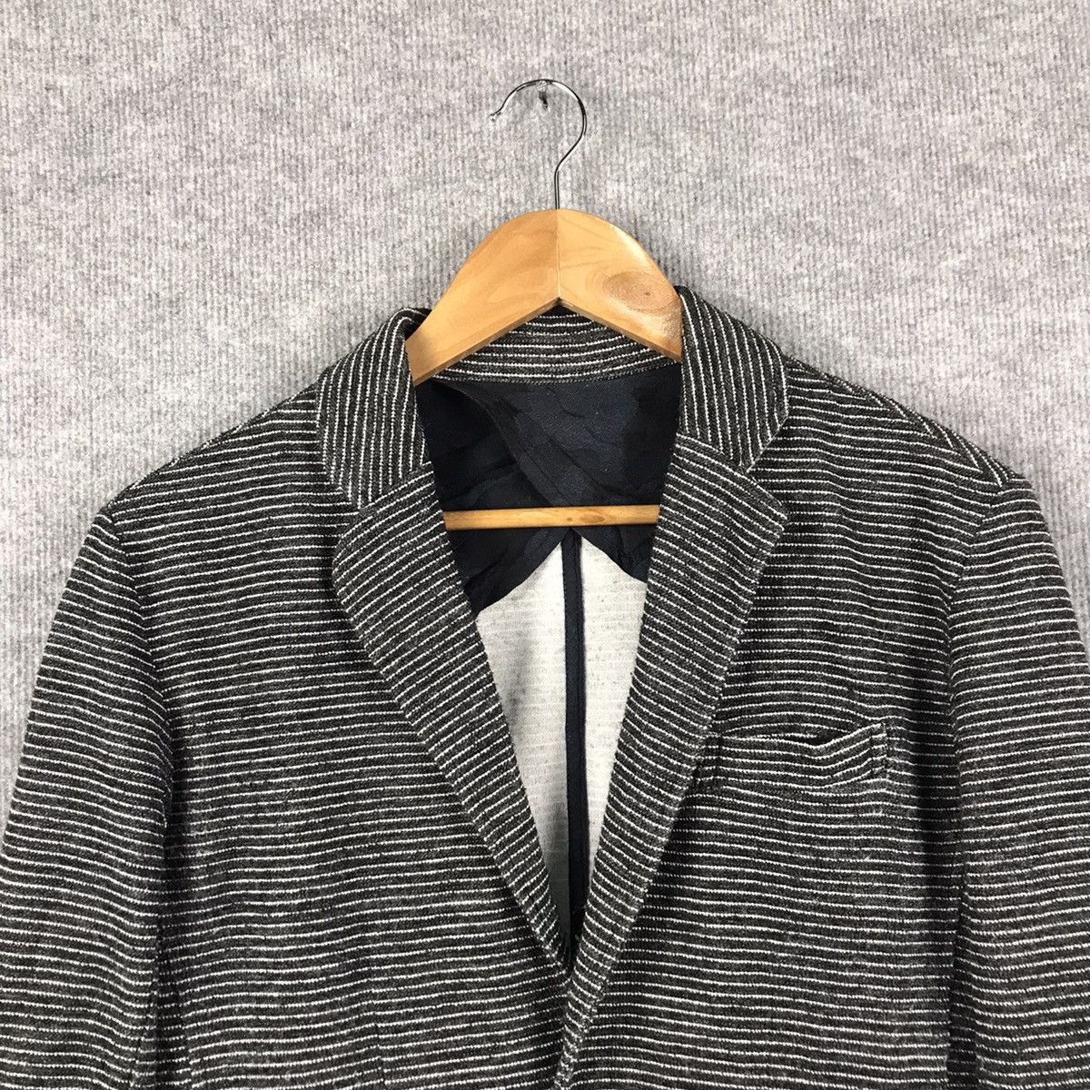If Six Was Nine × Japanese Brand × Tornado Mart Semanticdesign Punk jaapn Striped blazer jacket Size US S / EU 44-46 / 1 - 2 Thumbnail