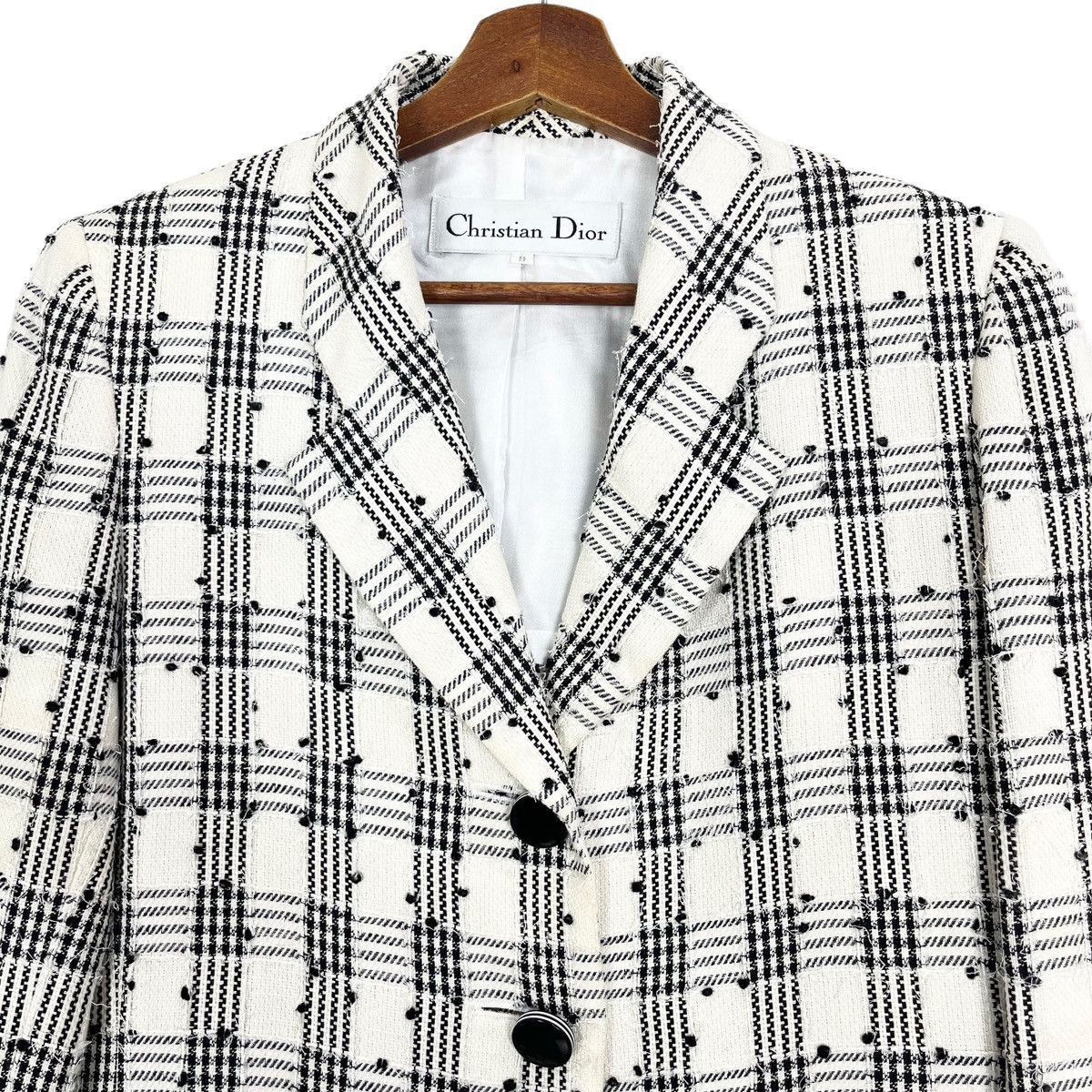 Christian Dior Monsieur × Vintage Vintage Christian Dior Tweed Blazer Jacket Size M / US 6-8 / IT 42-44 - 2 Thumbnail