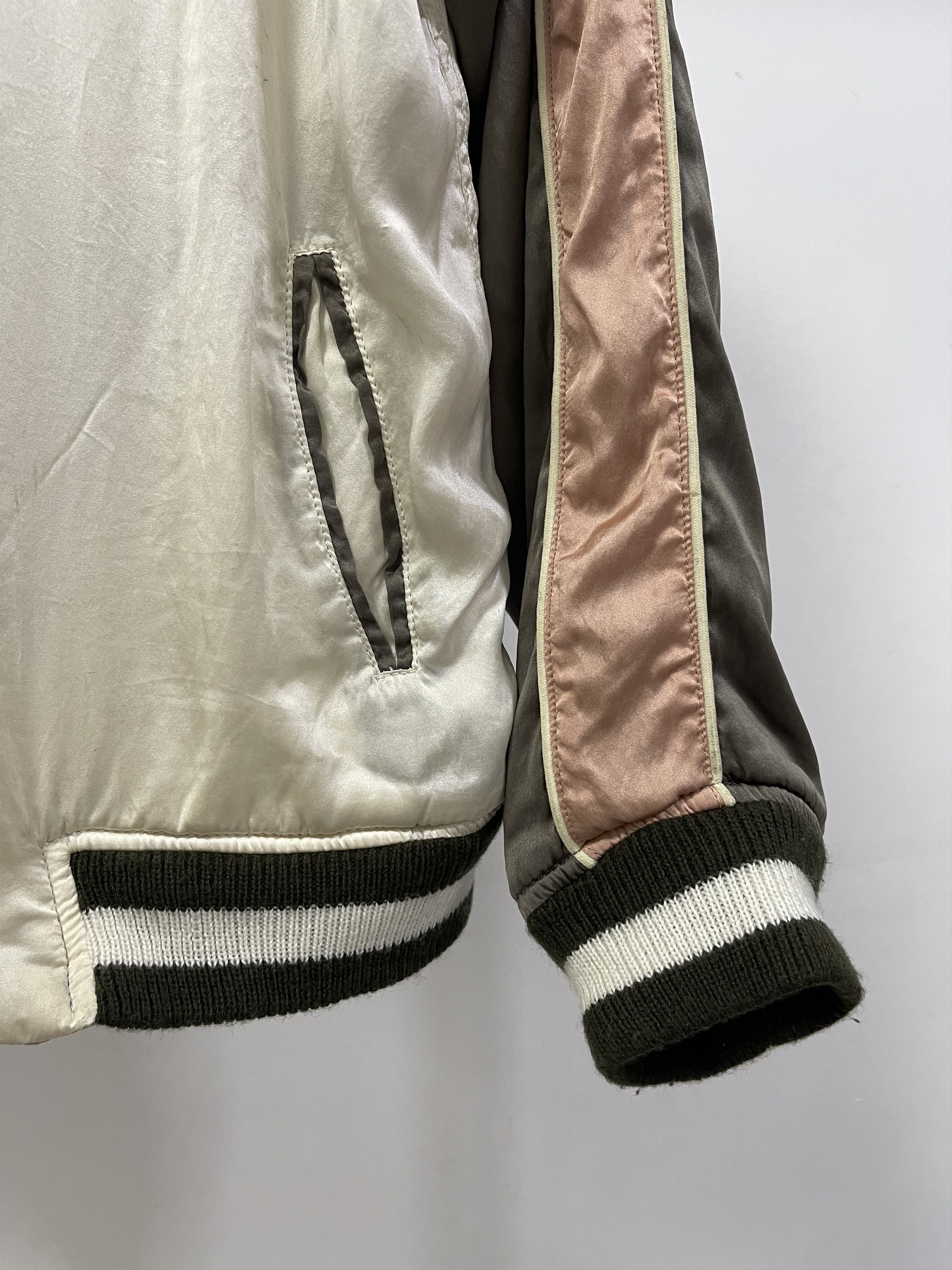 Japanese Brand Vintage Vietnam War Riversible Sukajan Souvenir Jacket Size US S / EU 44-46 / 1 - 8 Thumbnail