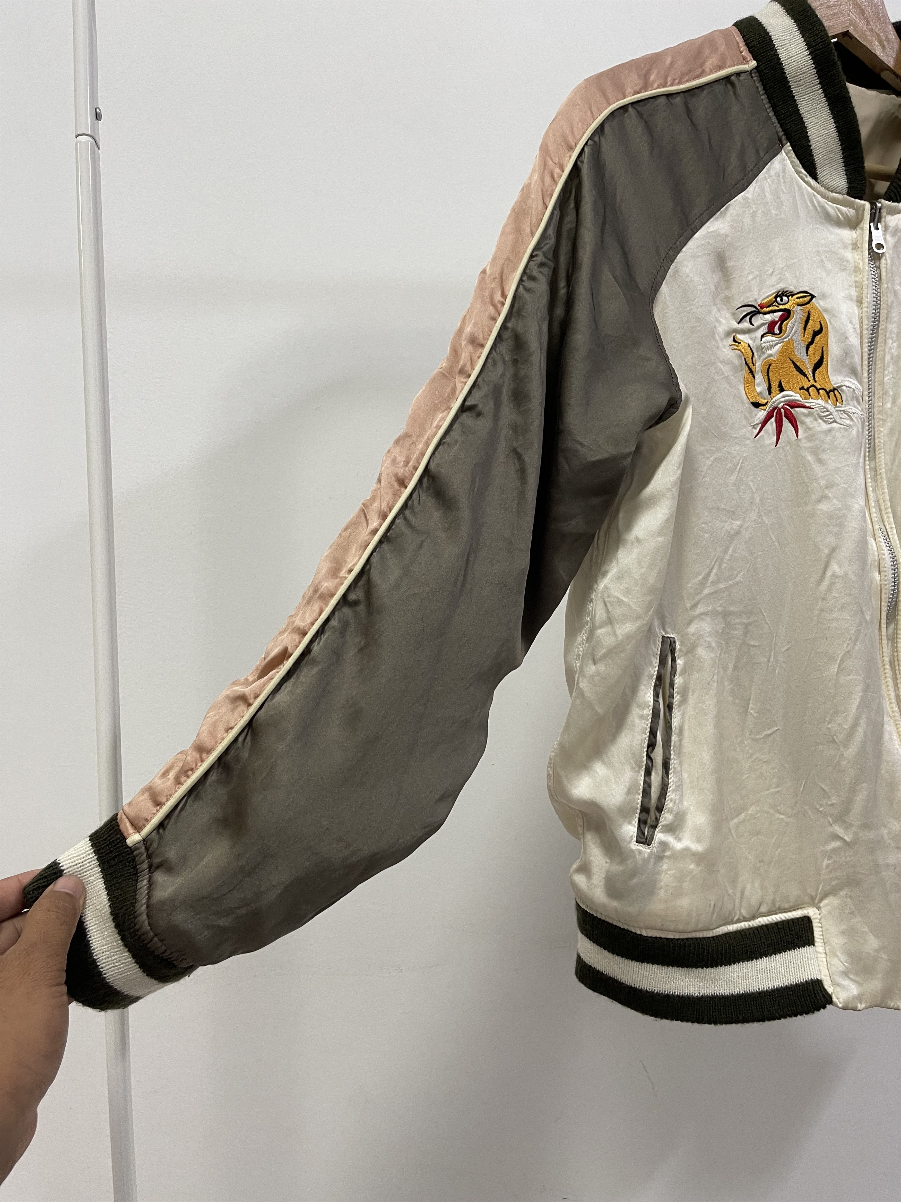 Japanese Brand Vintage Vietnam War Riversible Sukajan Souvenir Jacket Size US S / EU 44-46 / 1 - 7 Thumbnail
