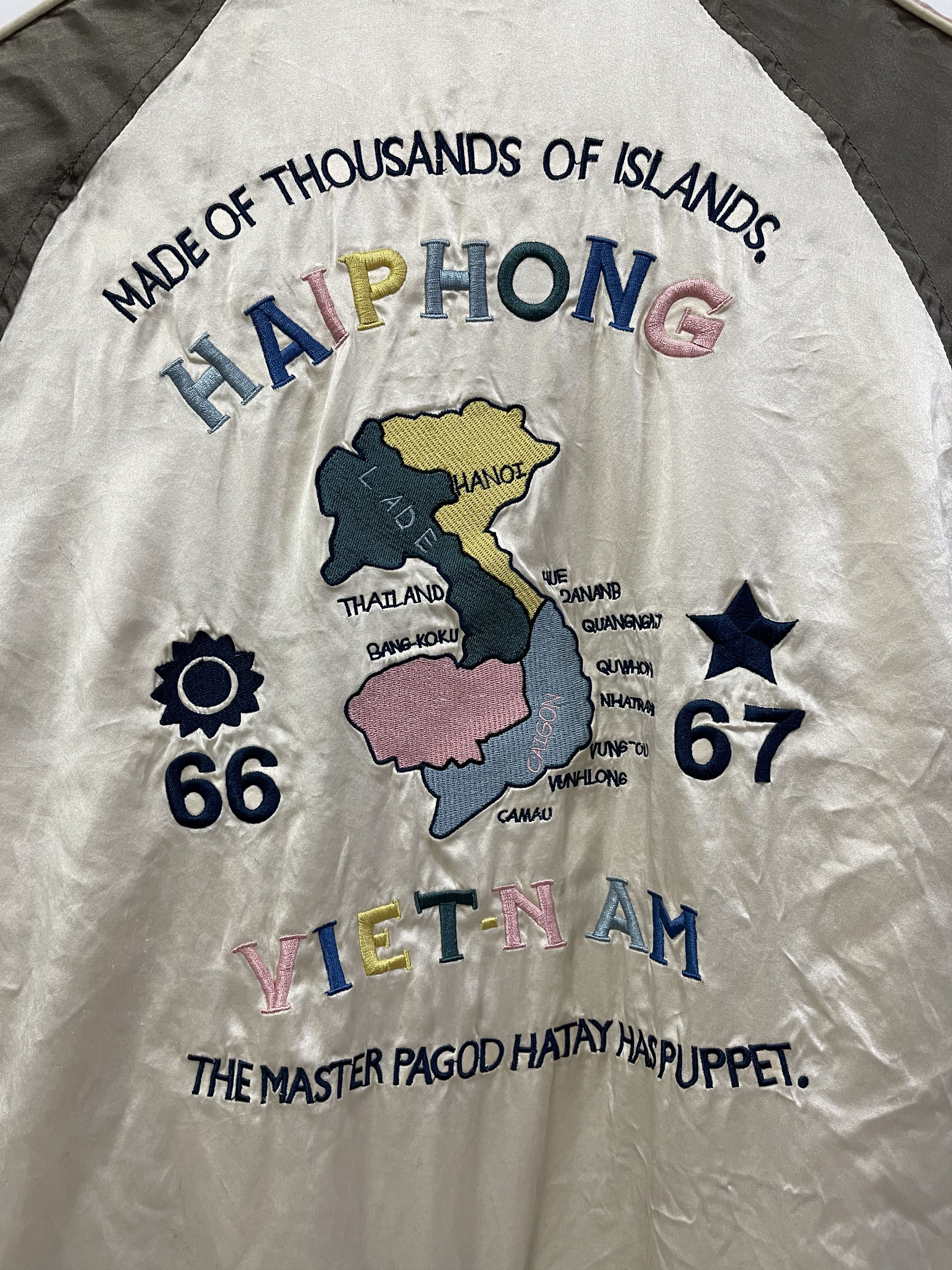 Japanese Brand Vintage Vietnam War Riversible Sukajan Souvenir Jacket Size US S / EU 44-46 / 1 - 2 Thumbnail