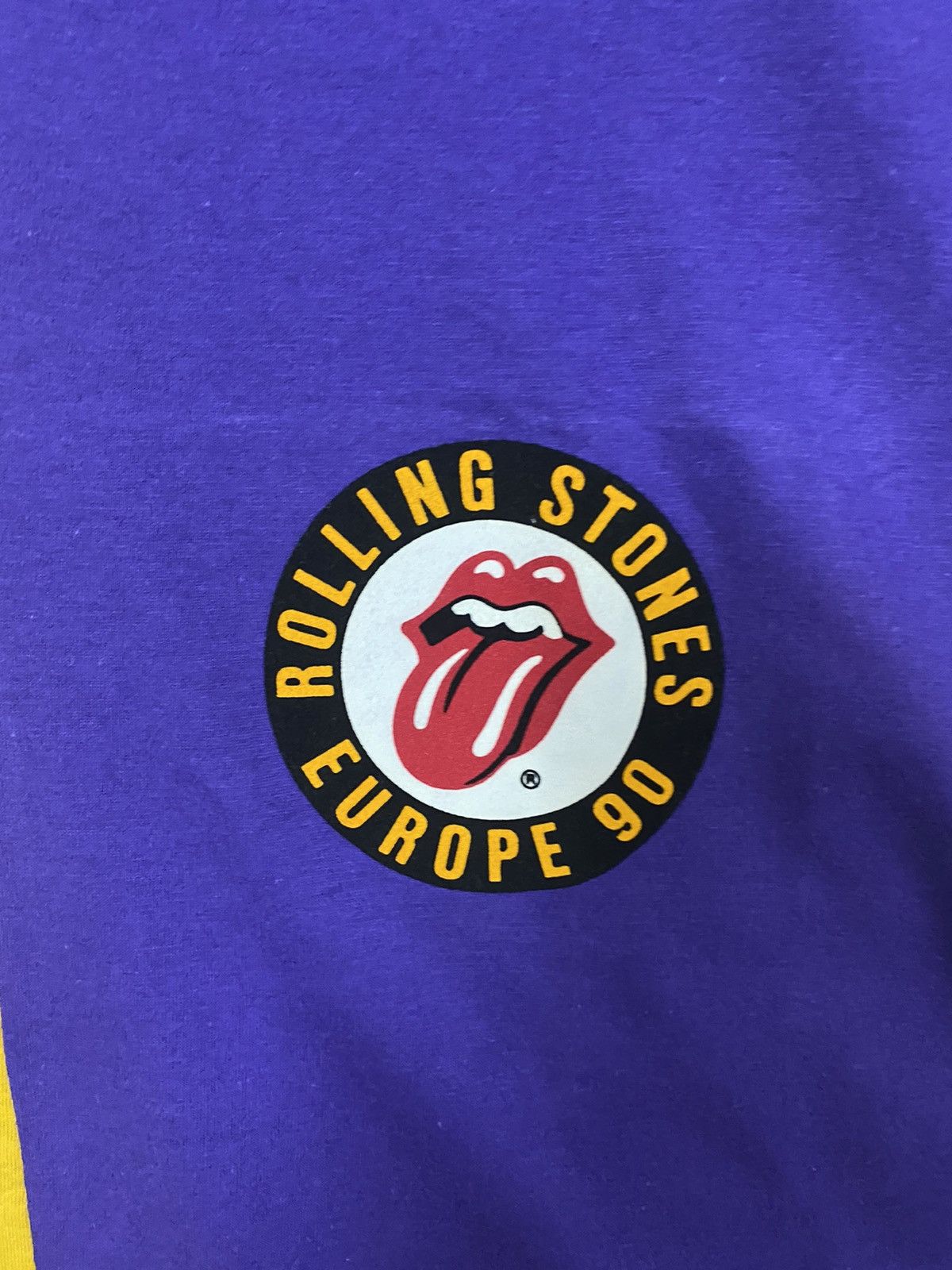 vintage 1990 THE ROLLING STONE europe tour promo t-shirts