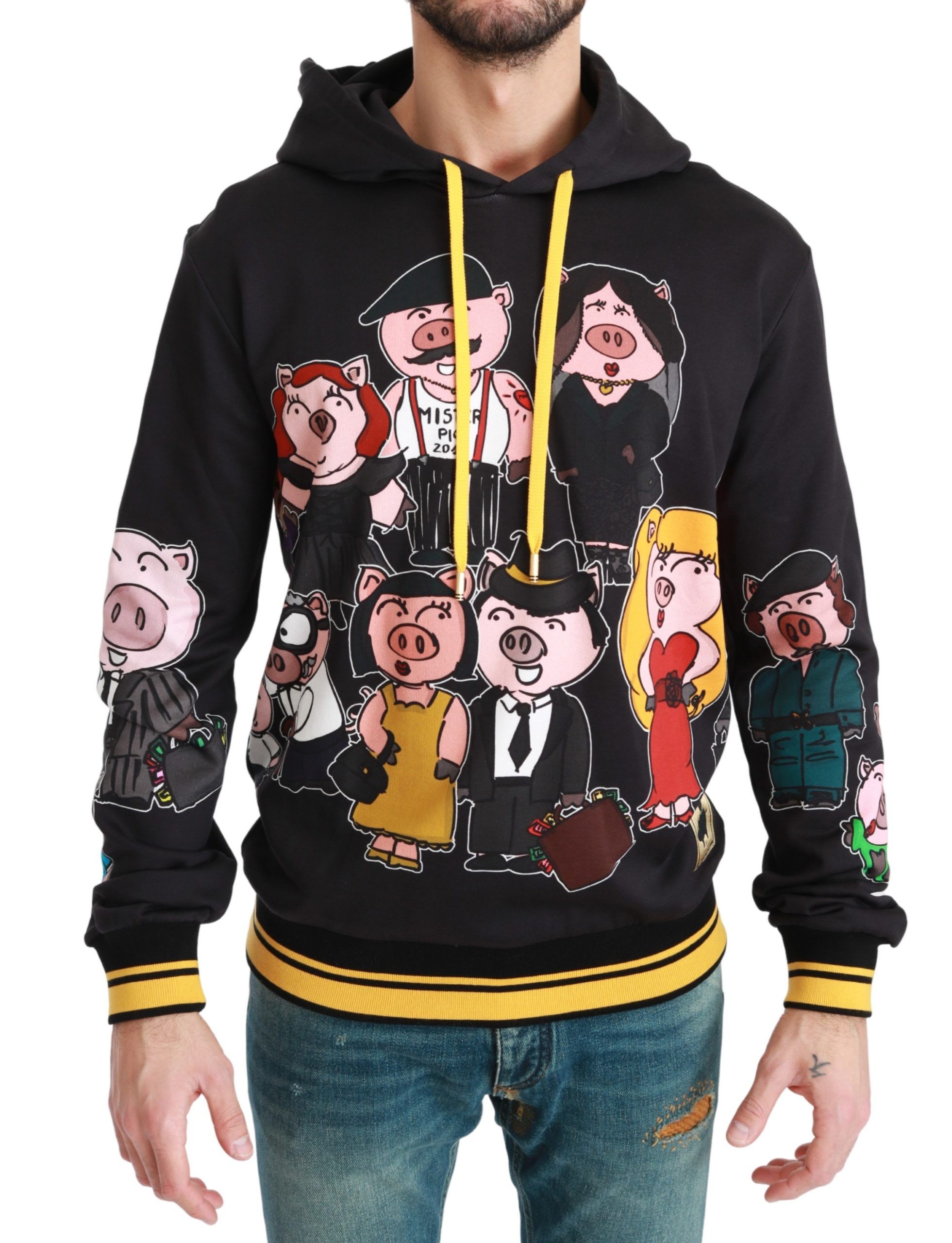 Dolce & Gabbana Pink YEAR OF THE PIG Top Cotton T-shirt main image 0