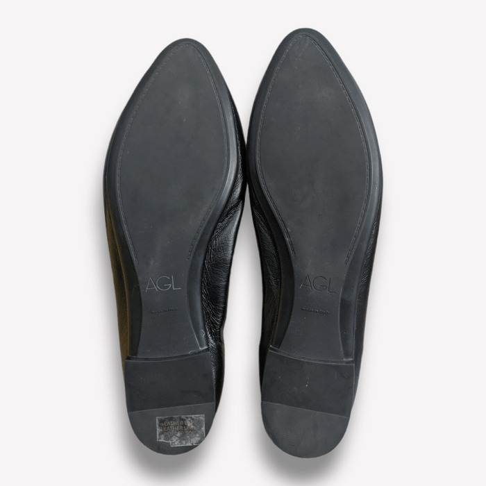 Other AGL Mimosa Black Ballet Flats 41.5 Grailed