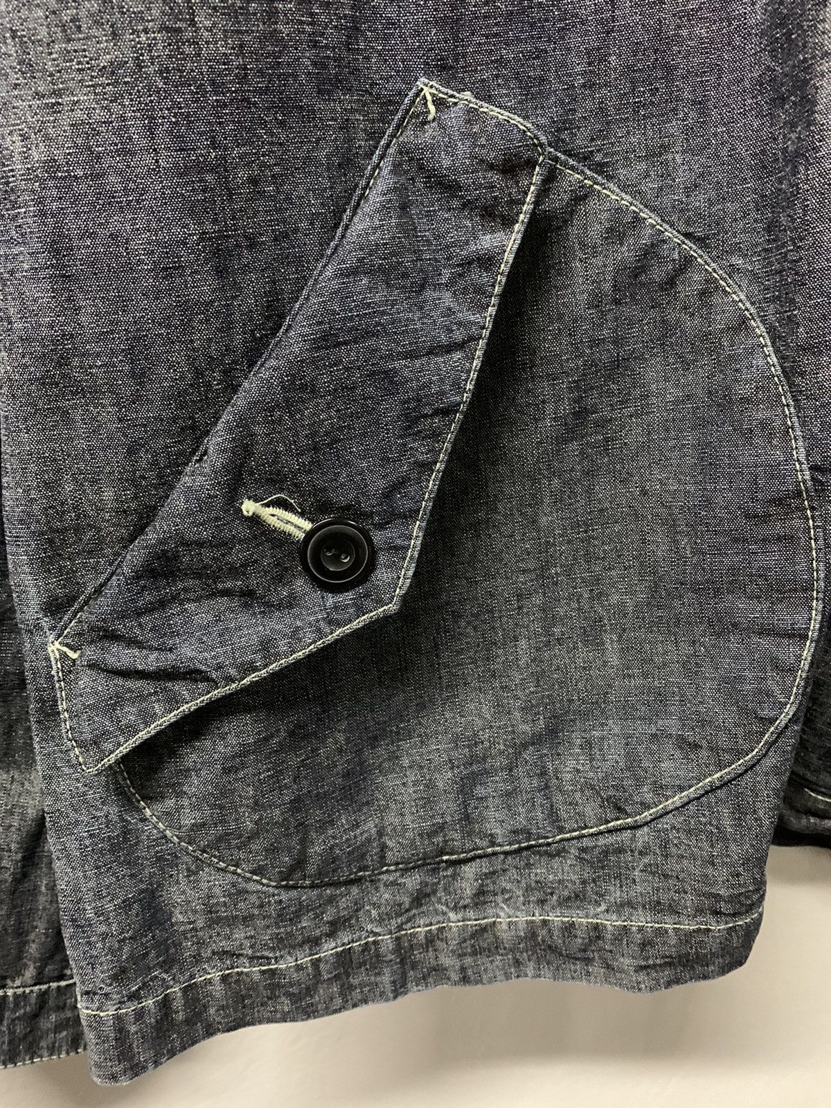 Japanese Brand × Oshkosh Vintage Oshkosh Denim Hoodie Jacket Size US M / EU 48-50 / 2 - 7 Thumbnail