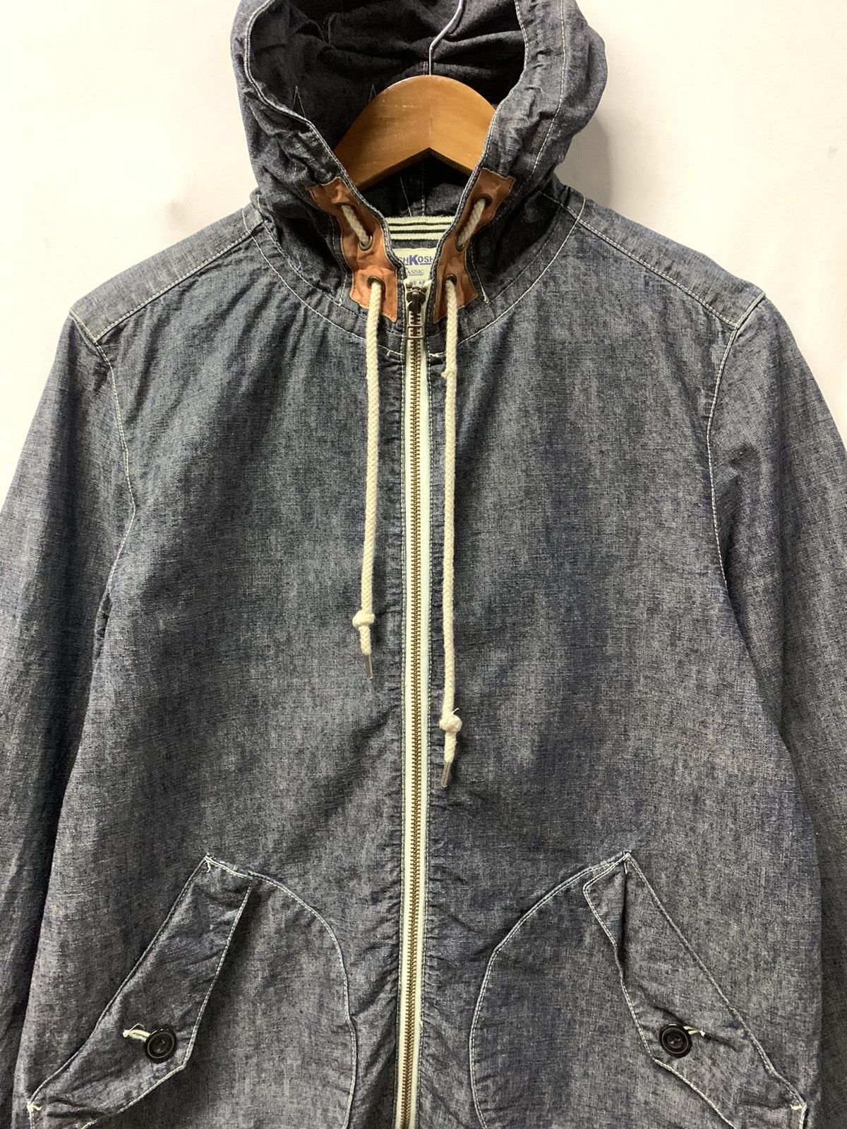 Japanese Brand × Oshkosh Vintage Oshkosh Denim Hoodie Jacket Size US M / EU 48-50 / 2 - 3 Thumbnail