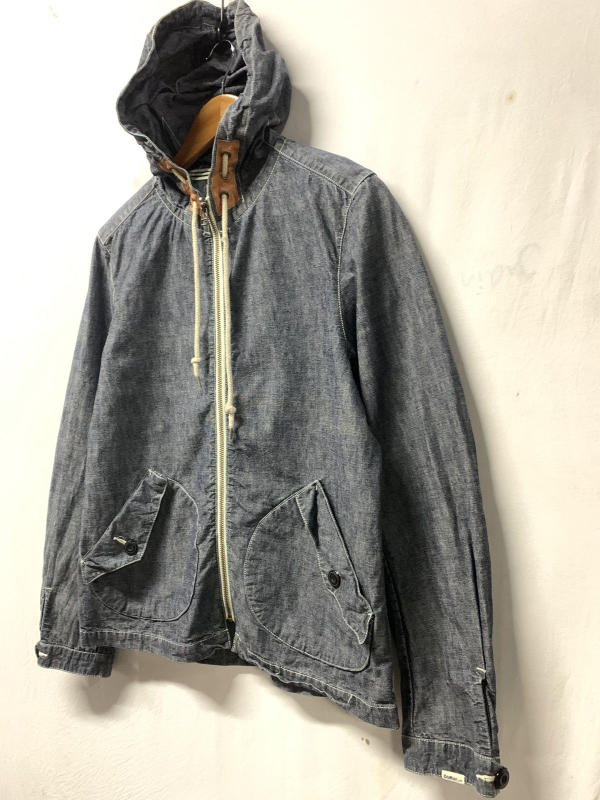 Japanese Brand × Oshkosh Vintage Oshkosh Denim Hoodie Jacket Size US M / EU 48-50 / 2 - 2 Thumbnail