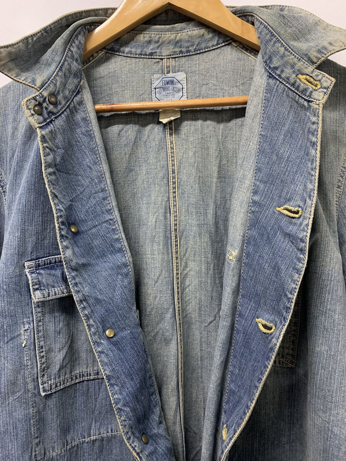 Edwin × Japanese Brand Edwin Chore Jacket Size US L / EU 52-54 / 3 - 5 Thumbnail