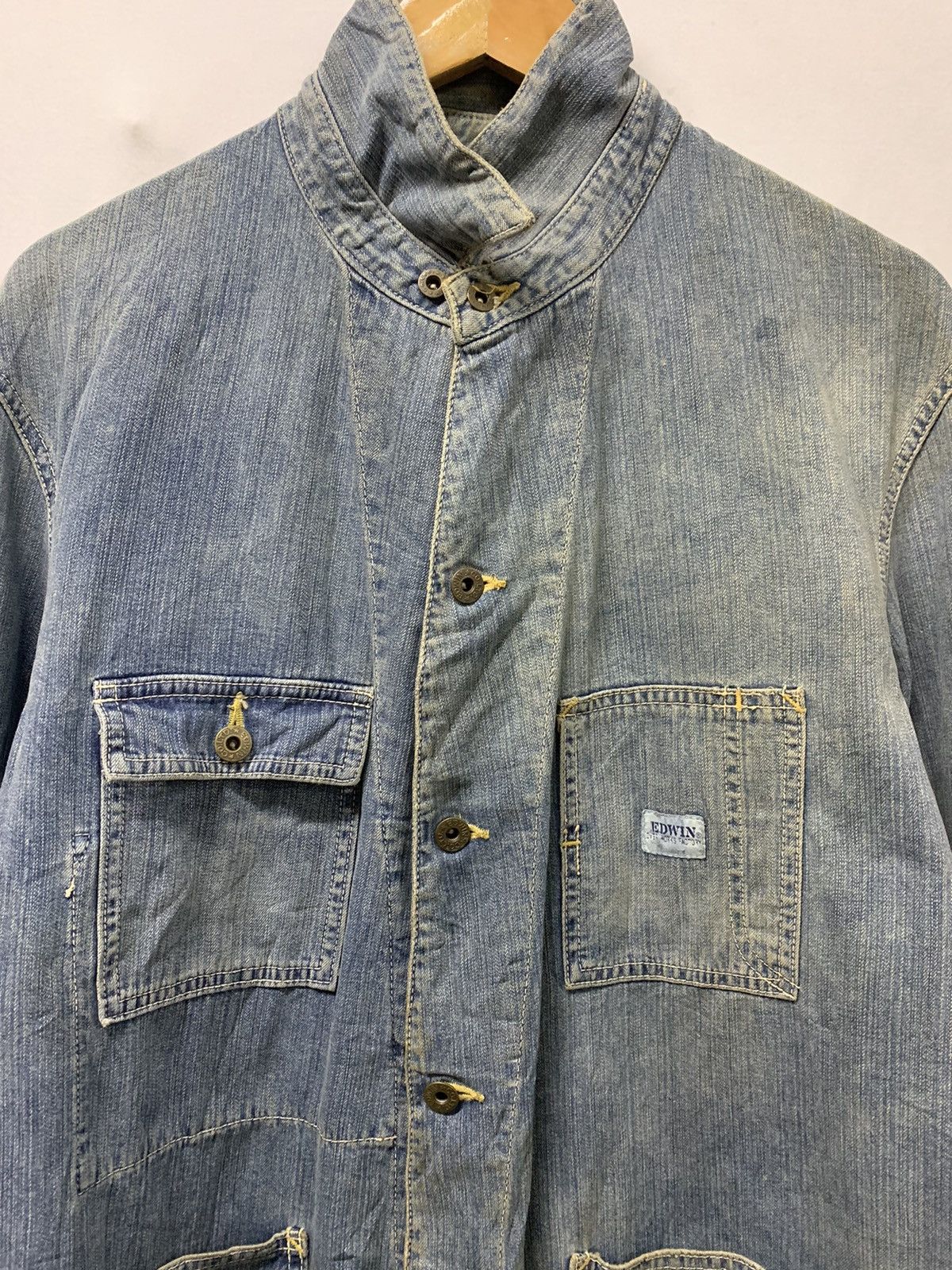 Edwin × Japanese Brand Edwin Chore Jacket Size US L / EU 52-54 / 3 - 3 Thumbnail