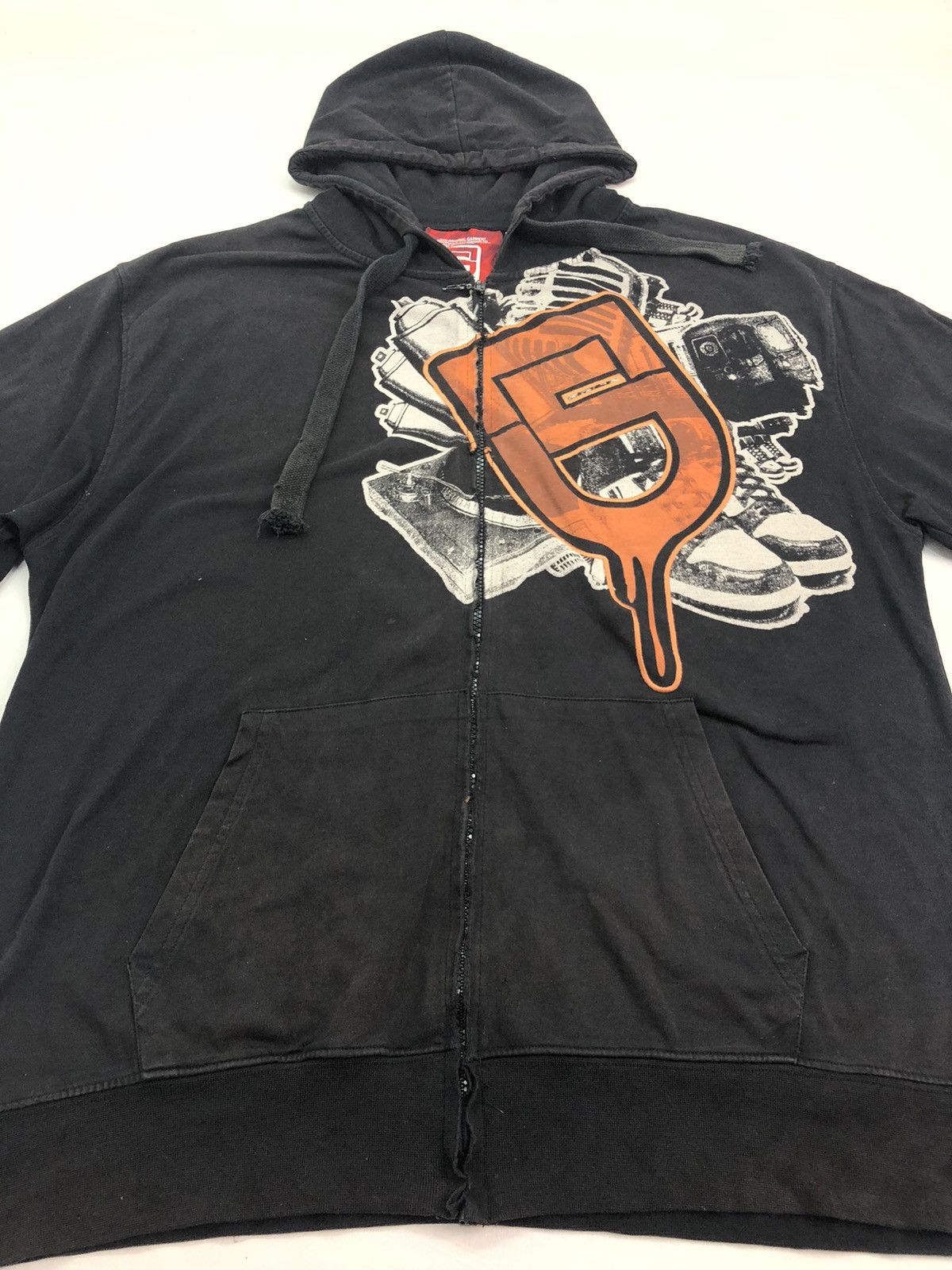 Japanese Brand Japanese Shock 5 by Pislick Sweatshirt Hoodie Size US XL / EU 56 / 4 - 4 Thumbnail