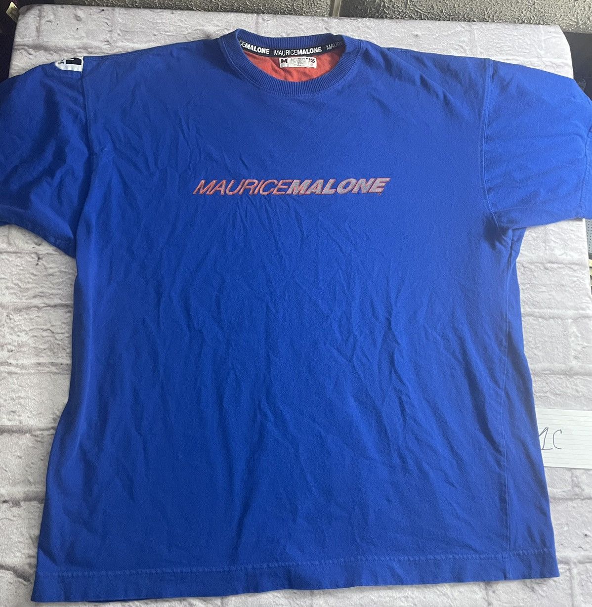 90s~ MAURICE MALONE アメリカ製 カレッジロゴ 半袖 Tシャツ 90s~ MAURICE MALONE アメリカ製 カレッジロゴ 半袖 Tシャツ