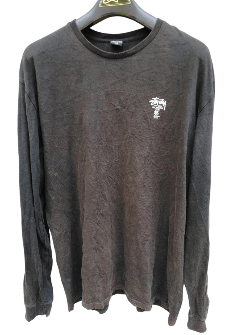 Stussy Stussy Tour Logo Custom Made Long Sleeve Shirt Size US M / EU 48-50 / 2 - 1 Thumbnail