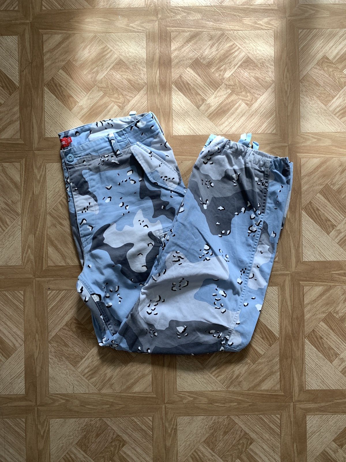 Supreme, Pants, Supreme Blue Chocolate Chip Cargo Pants