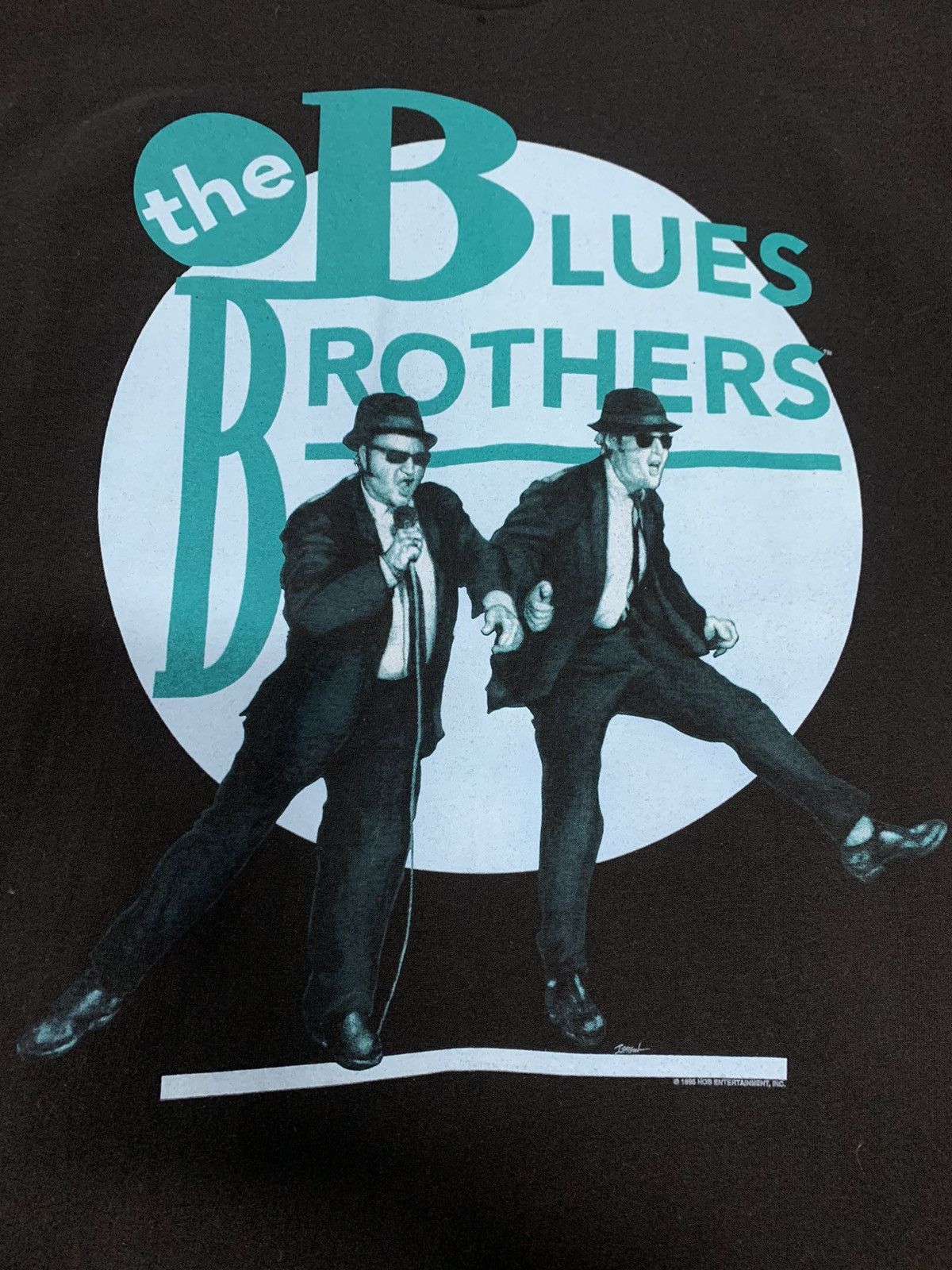 Band Tees × Vintage Vintage 90s The Blues Brother T Shirt Size US L / EU 52-54 / 3 - 8 Thumbnail