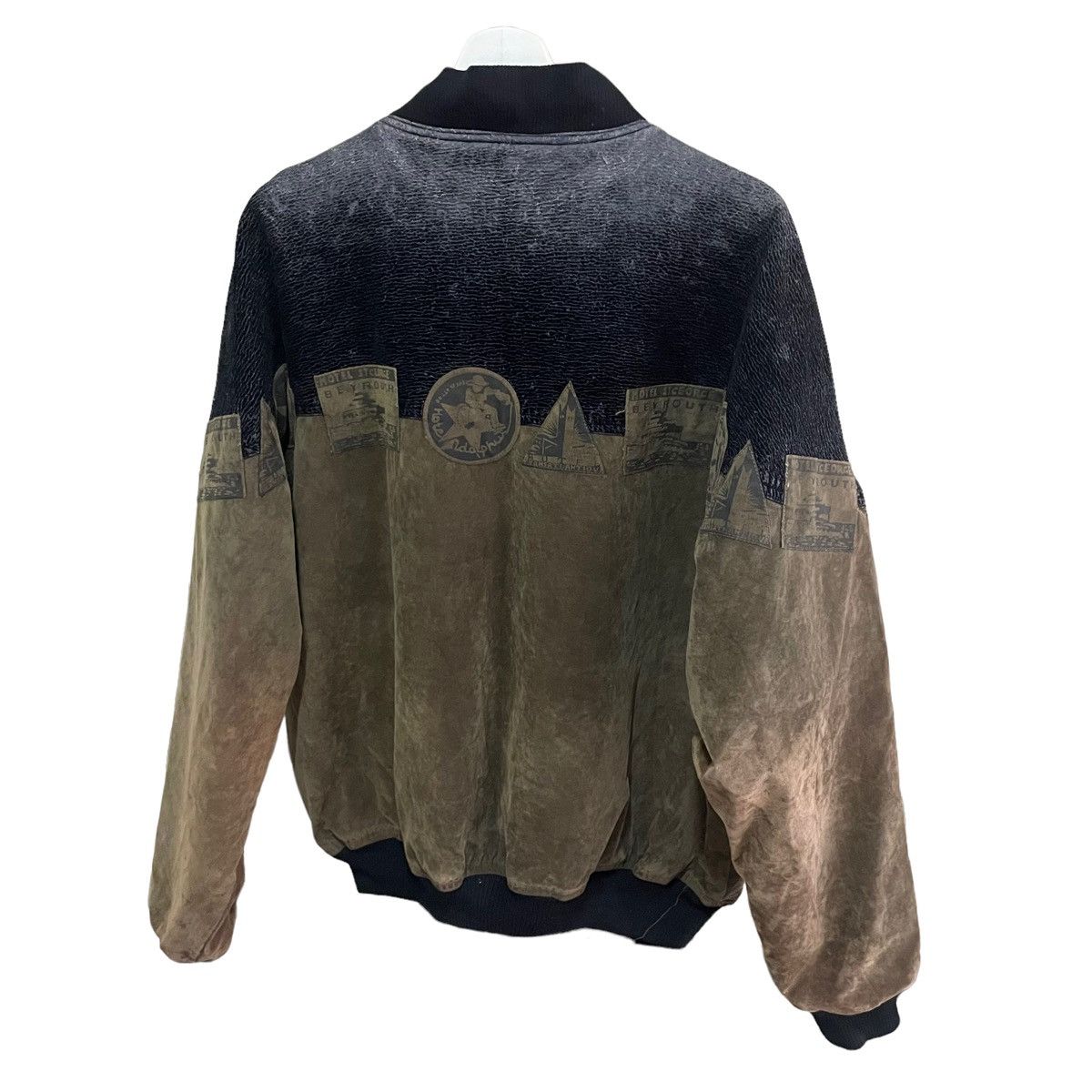 Vintage 💥80s SMALL LIN DESIGNER BOMBER JACKET Size US XL / EU 56 / 4 - 8 Thumbnail