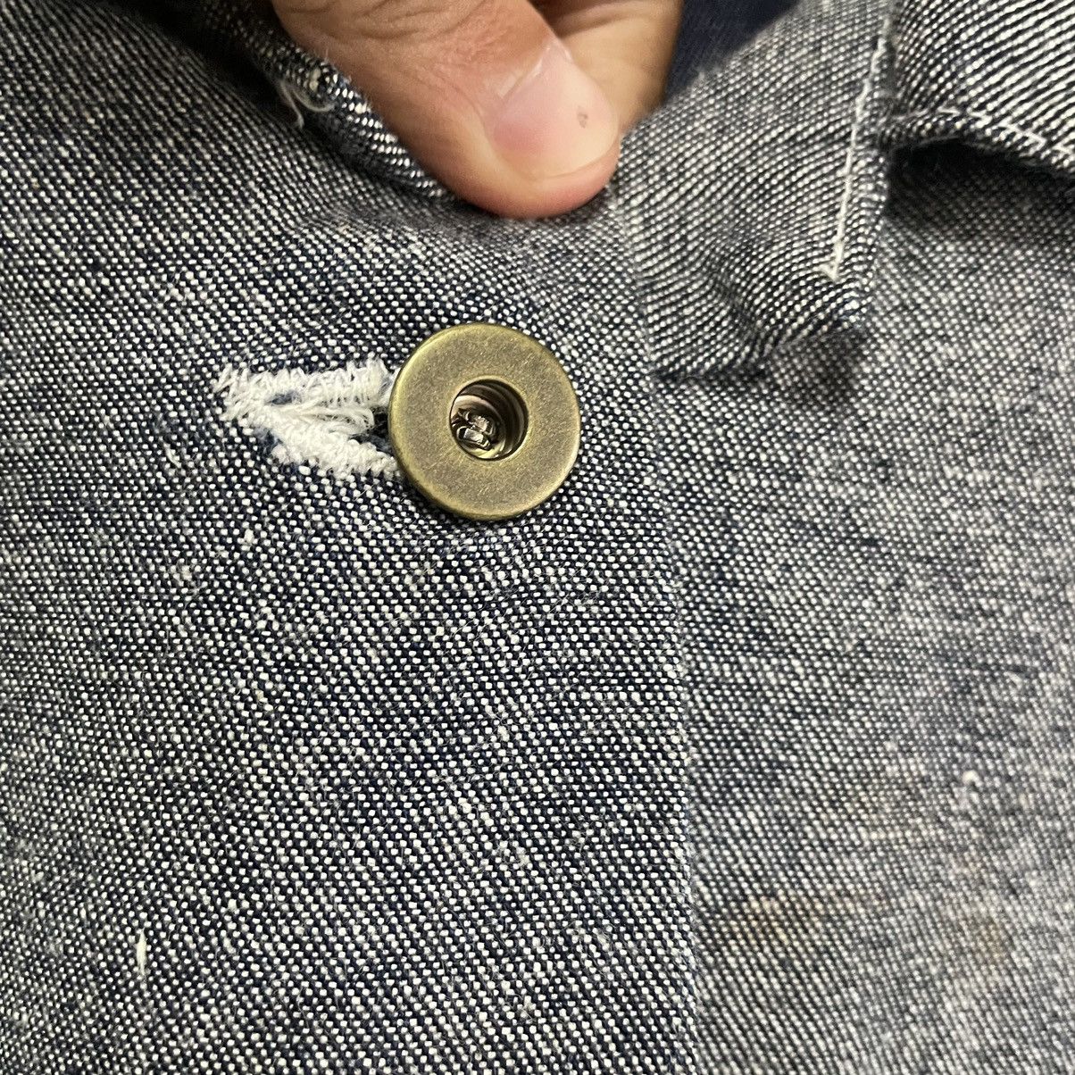 Japanese Brand × Vintage 💥90s GUNG HO USA WORKER CHORE BUTTON JACKET Size US M / EU 48-50 / 2 - 7 Thumbnail
