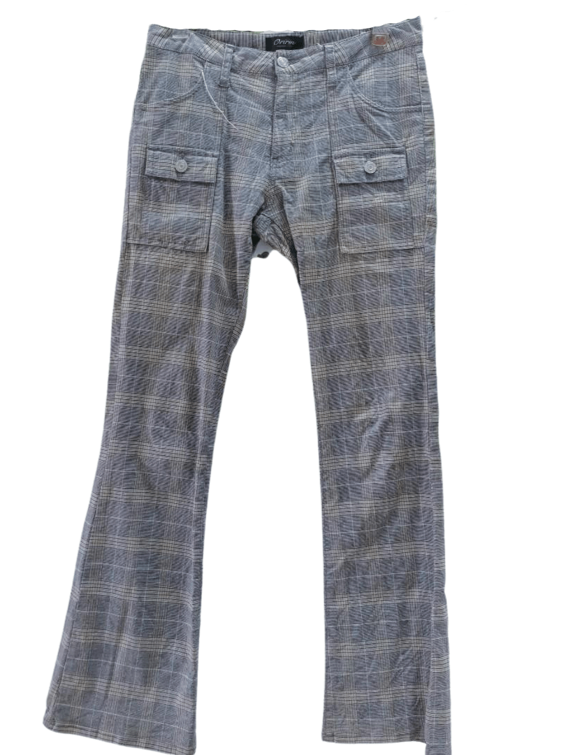 Japanese Brand × Vintage Japanese Tartan Bush Pants Bootcut Style Size US 30 / EU 46 - 1 Thumbnail