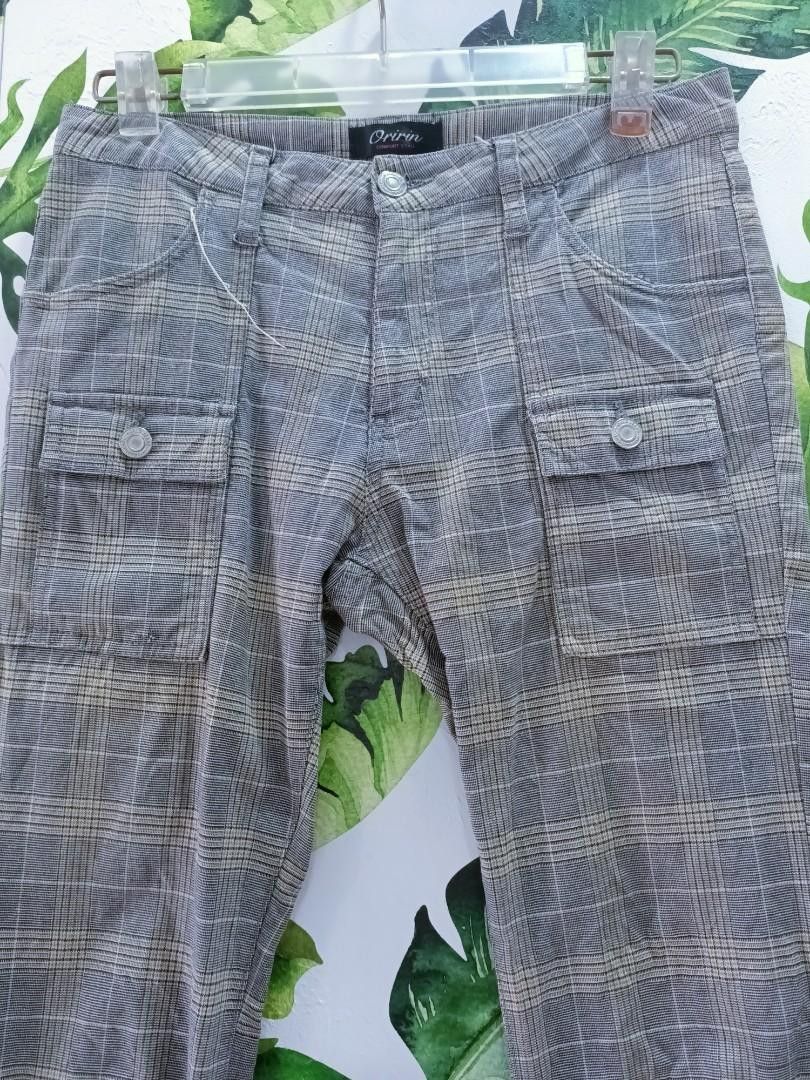 Japanese Brand × Vintage Japanese Tartan Bush Pants Bootcut Style Size US 30 / EU 46 - 2 Thumbnail
