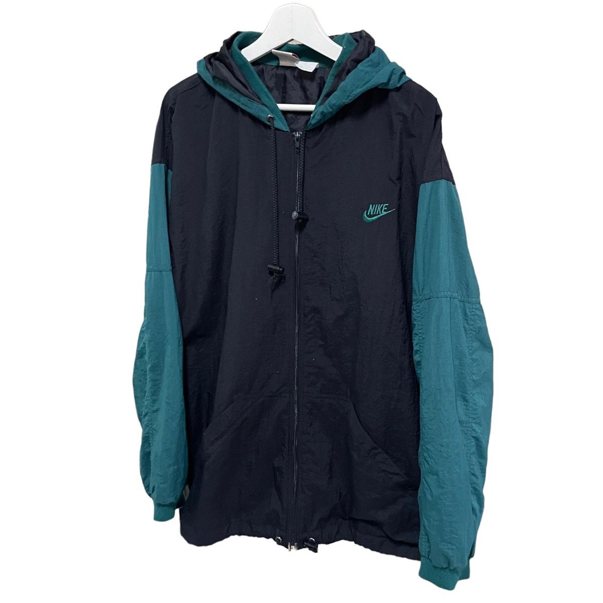Nike × Vintage 💥 90s NIKE JDI TRAINER ZIPPER JACKET Size US L / EU 52-54 / 3 - 3 Thumbnail