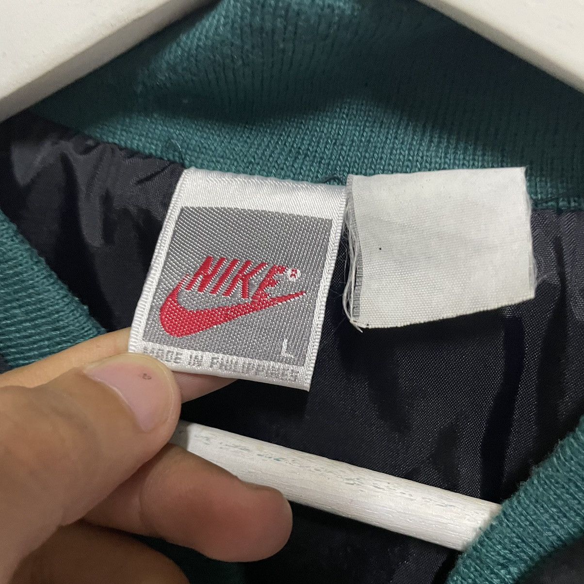 Nike × Vintage 💥 90s NIKE JDI TRAINER ZIPPER JACKET Size US L / EU 52-54 / 3 - 9 Thumbnail