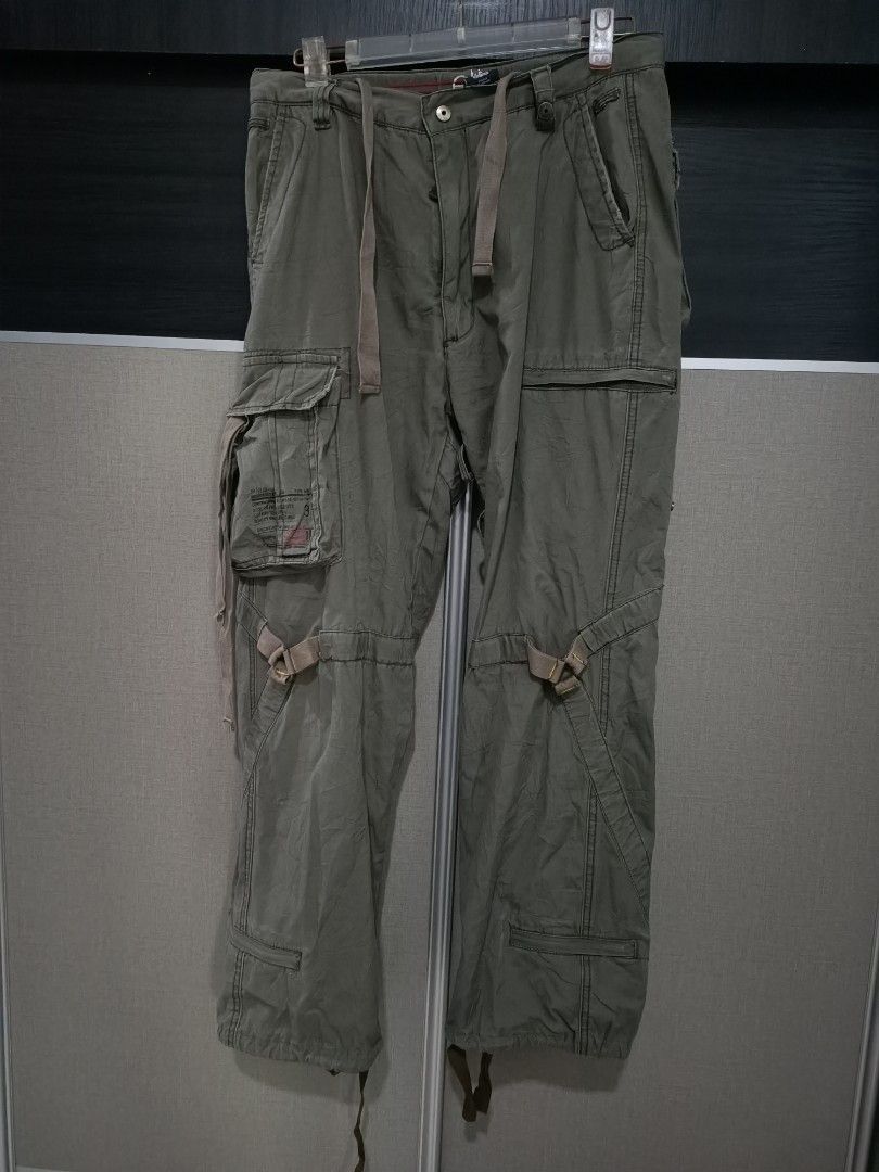 Designer Elite Models Bondage Tactical Cargo Pants W32 Size US 32 / EU 48 - 2 Thumbnail