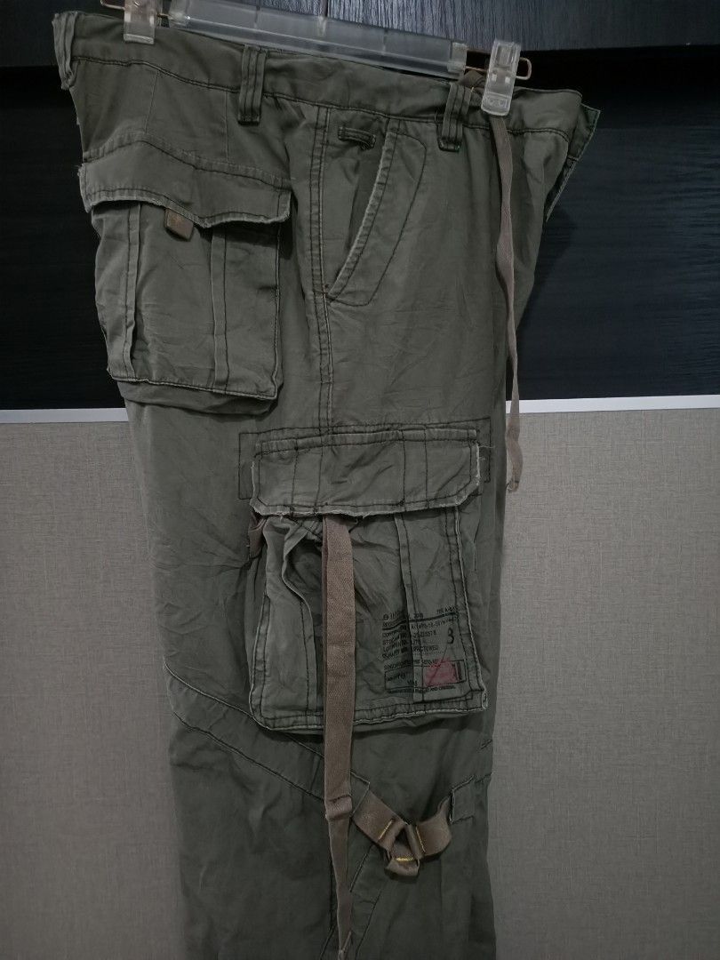 Designer Elite Models Bondage Tactical Cargo Pants W32 Size US 32 / EU 48 - 9 Thumbnail