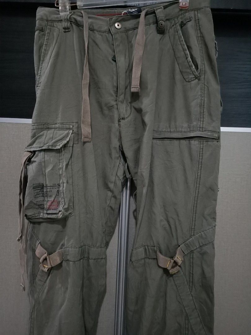 Designer Elite Models Bondage Tactical Cargo Pants W32 Size US 32 / EU 48 - 3 Thumbnail