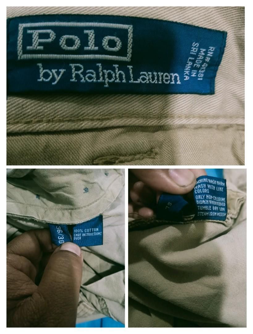 Polo Ralph Lauren × Vintage Vintage polo classic 67 ralph lauren chino cargo pants Size US 36 / EU 52 - 9 Thumbnail