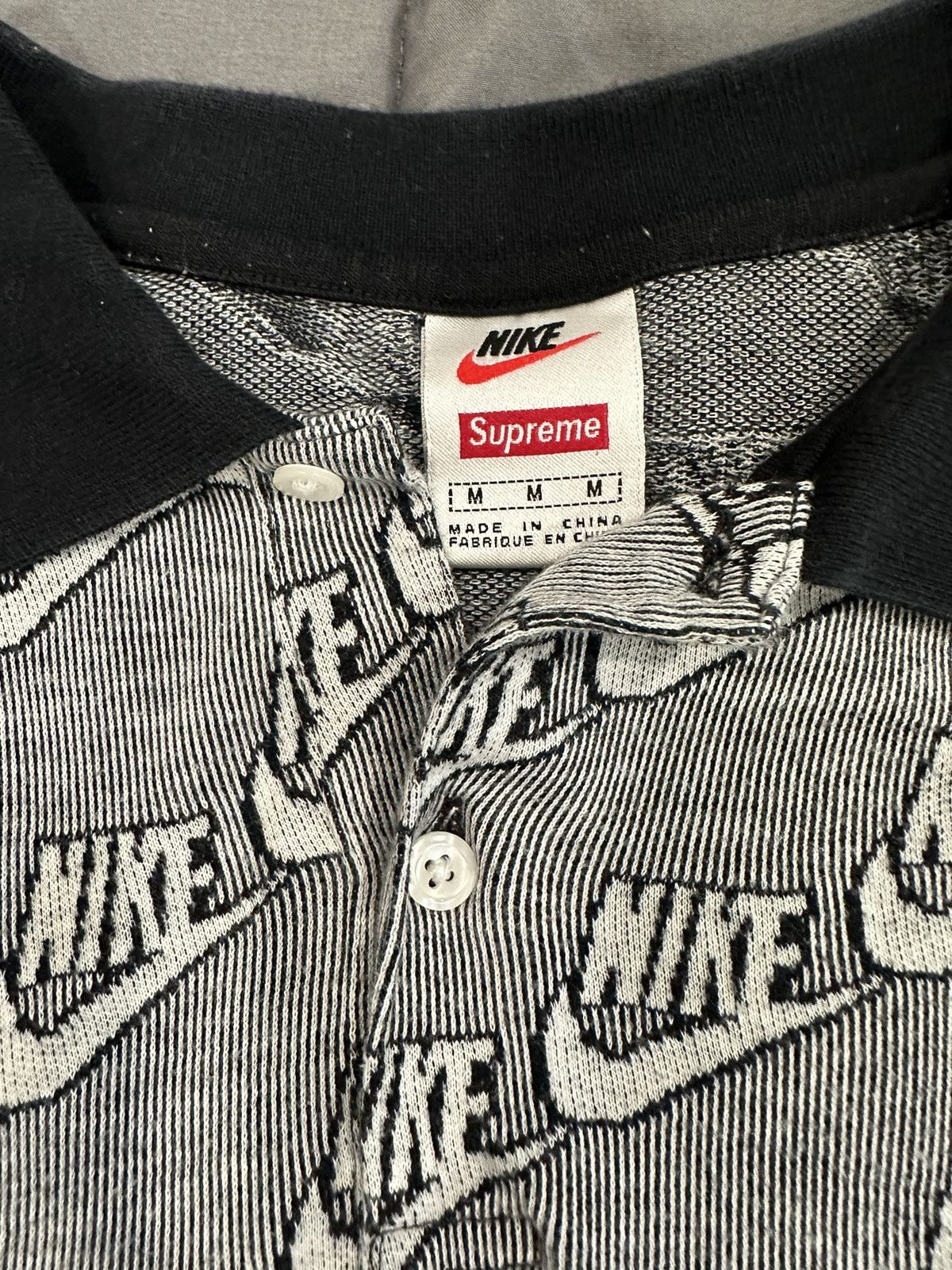 Nike × Supreme Nike x Supreme Jacquard Polo | Grailed