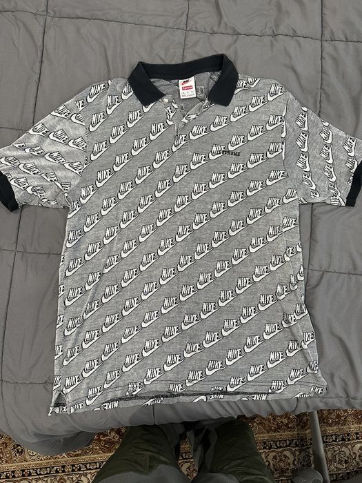 Supreme x cheap nike jacquard polo