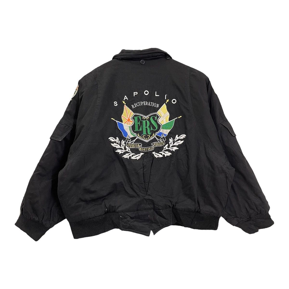 Japanese Brand × Other Unbranded Sealedbeam Multipocket Varsity Cropped Jacket Size US M / EU 48-50 / 2 - 1 Thumbnail