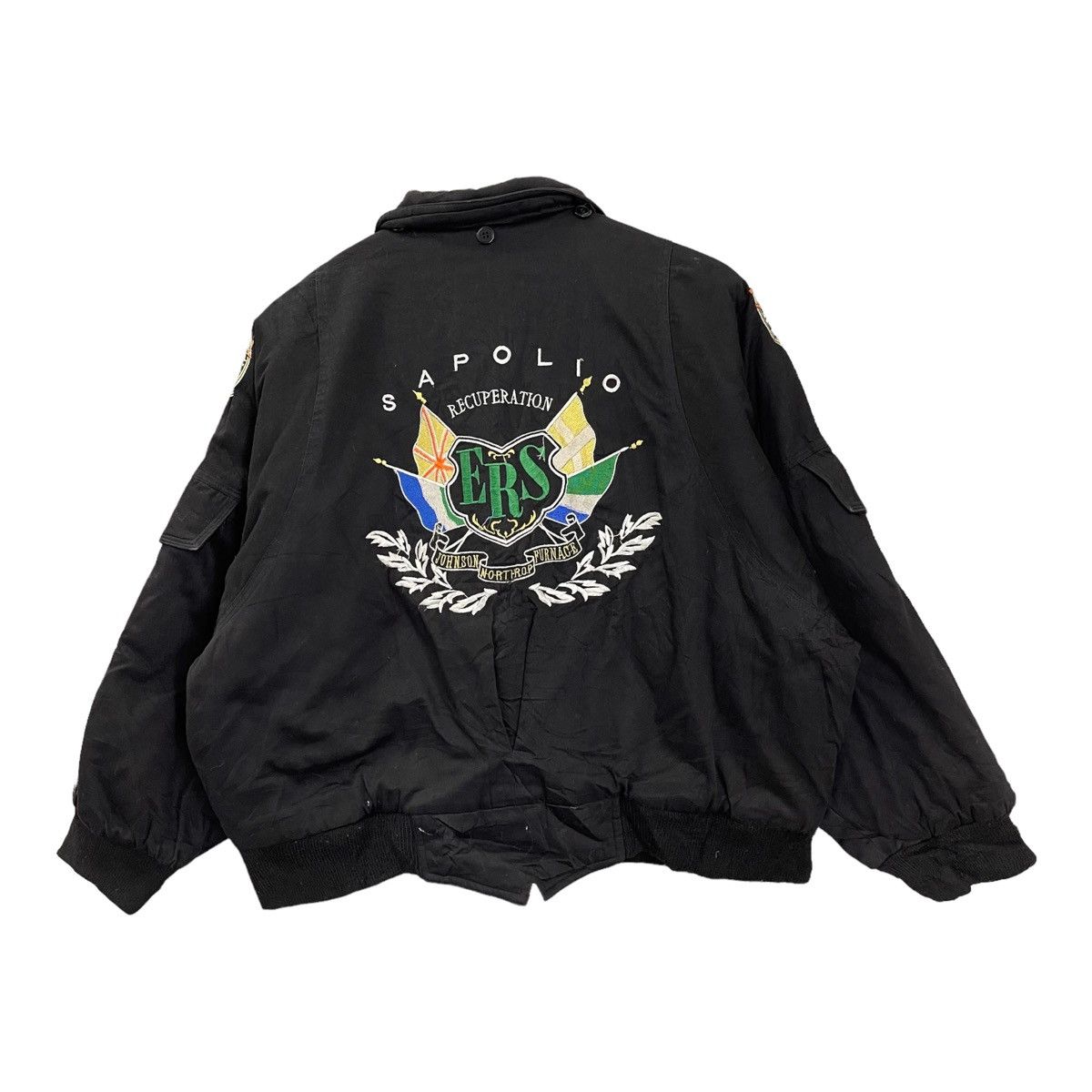 Japanese Brand × Other Unbranded Sealedbeam Multipocket Varsity Cropped Jacket Size US M / EU 48-50 / 2 - 3 Thumbnail