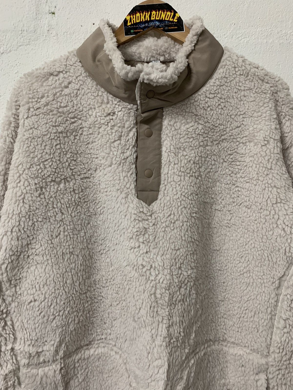 Japanese Brand × Uniqlo × White Mountaineering Uniqlo X White Mountaineering Snap-T Style Fleece Size US XXL / EU 58 / 5 - 3 Thumbnail