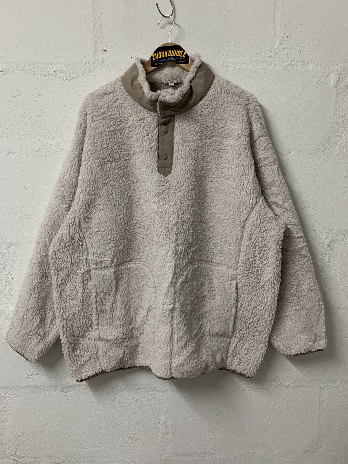 Japanese Brand × Uniqlo × White Mountaineering Uniqlo X White Mountaineering Snap-T Style Fleece Size US XXL / EU 58 / 5 - 1 Thumbnail