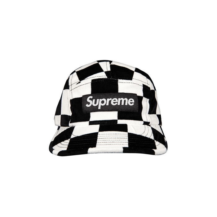 Supreme Supreme Velvet Camp Cap Checkerboard | Grailed