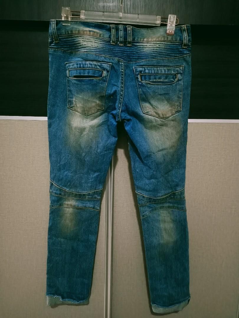 Japanese Brand Biker jeans biker pants Size US 32 / EU 48 - 3 Thumbnail