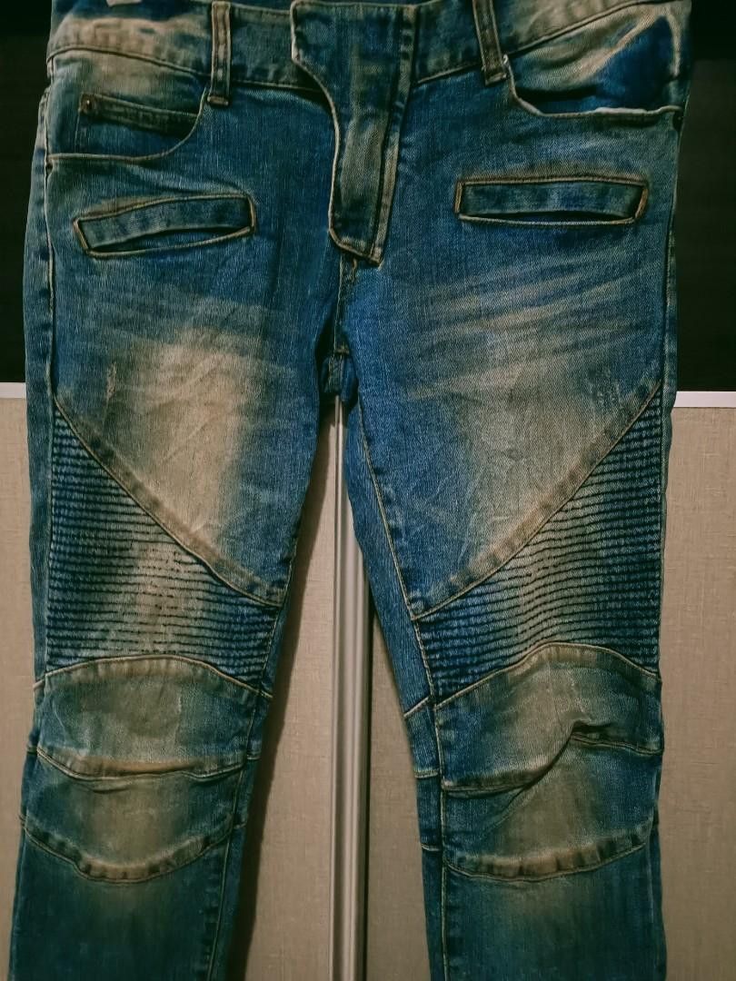 Japanese Brand Biker jeans biker pants Size US 32 / EU 48 - 2 Thumbnail