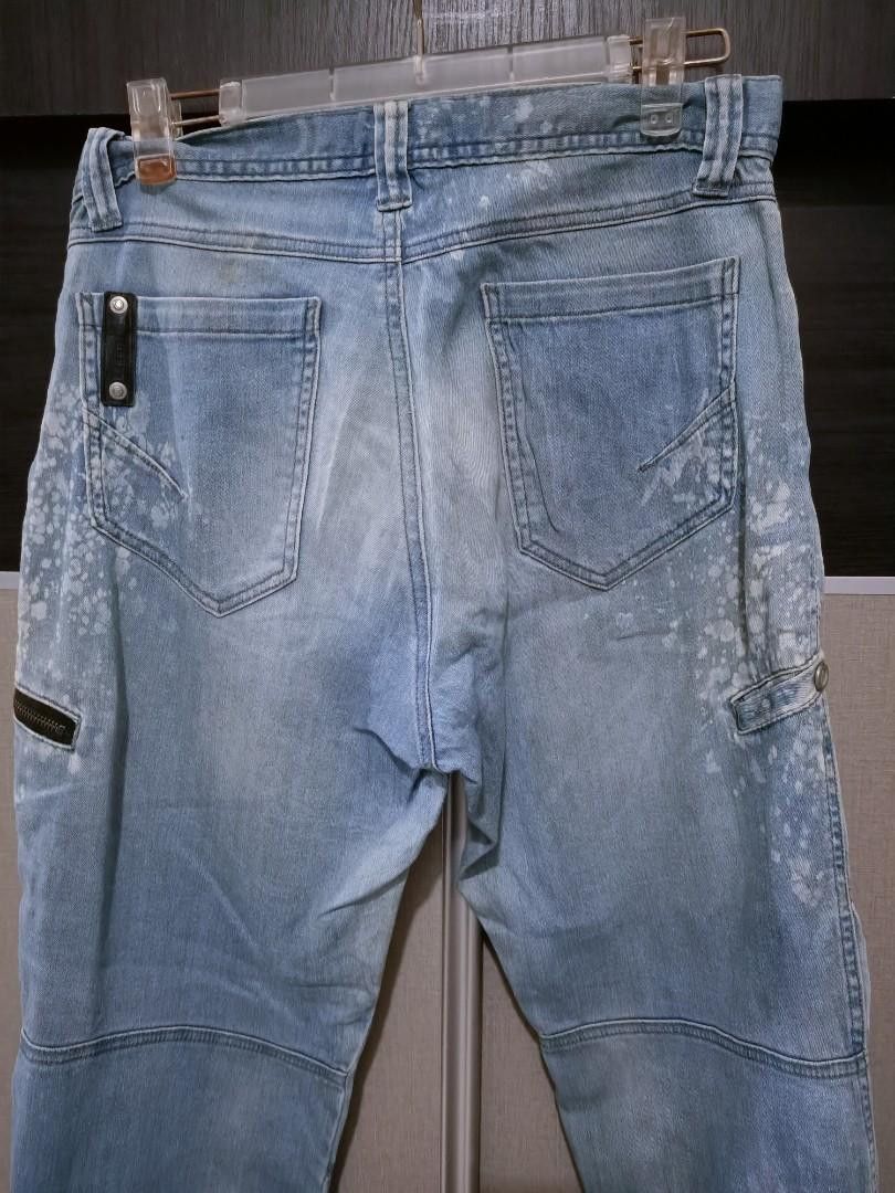 Japanese Brand Japanese Denim B stretchable biker pants style Size US 32 / EU 48 - 4 Thumbnail
