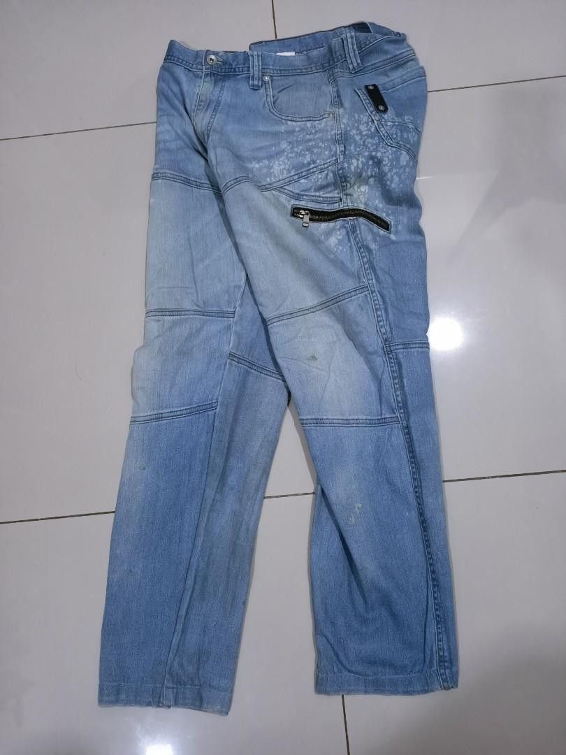 Japanese Brand Japanese Denim B stretchable biker pants style Size US 32 / EU 48 - 5 Thumbnail