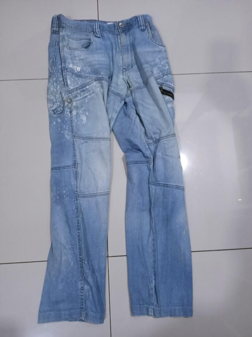 Japanese Brand Japanese Denim B stretchable biker pants style Size US 32 / EU 48 - 6 Thumbnail