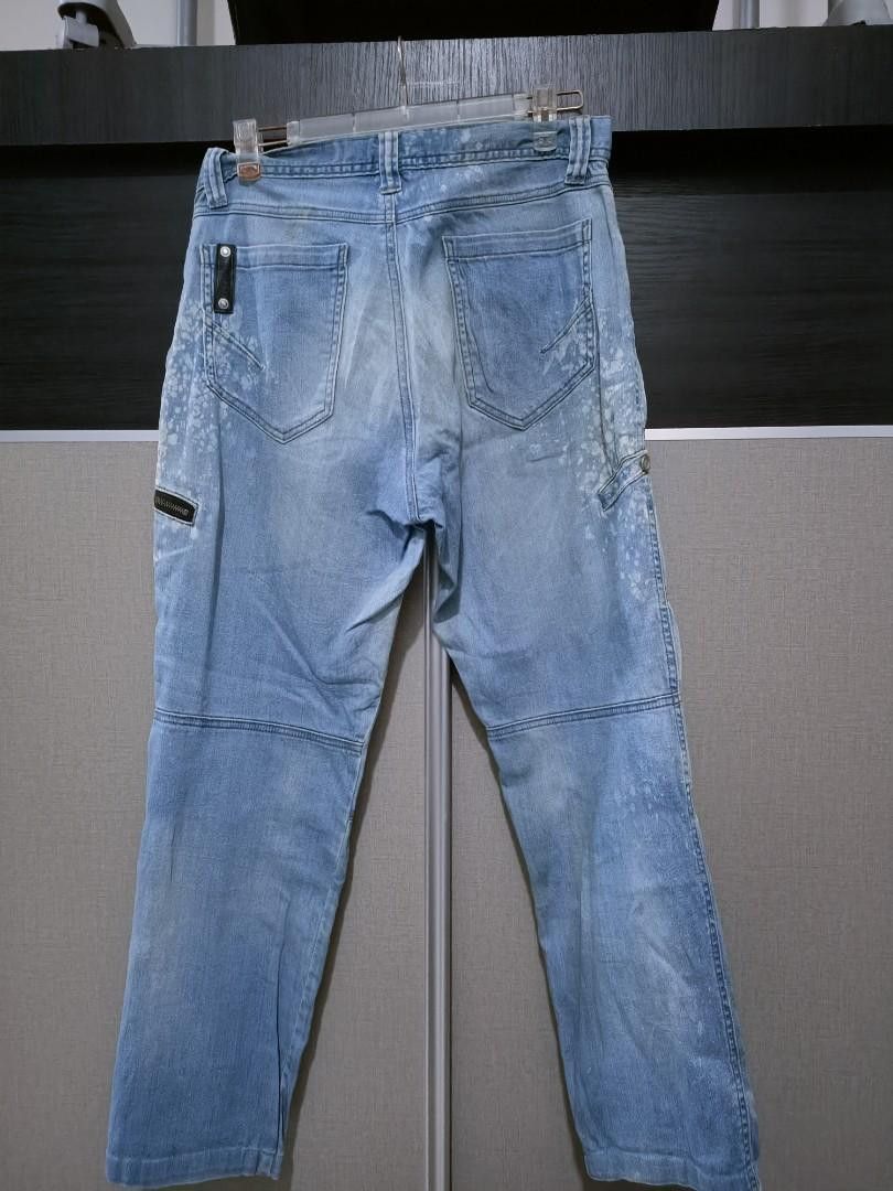 Japanese Brand Japanese Denim B stretchable biker pants style Size US 32 / EU 48 - 3 Thumbnail