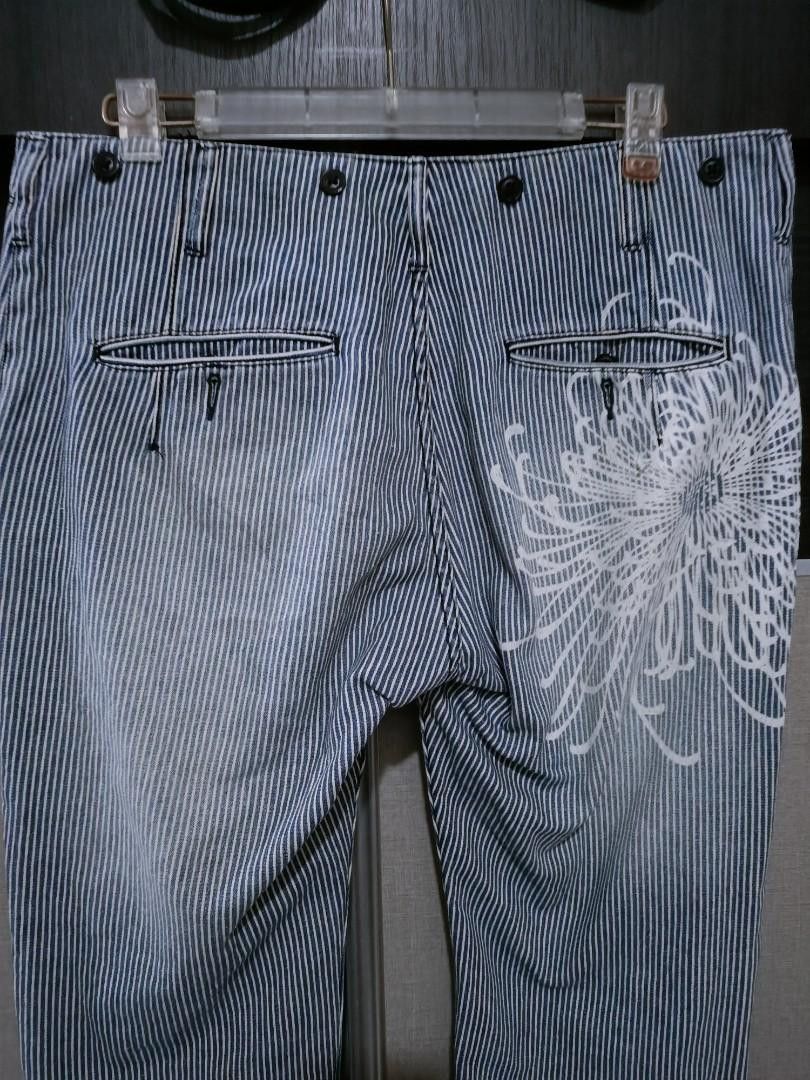 Art Comes First Art hickory worker pants with suspenders button Size US 35 - 5 Thumbnail