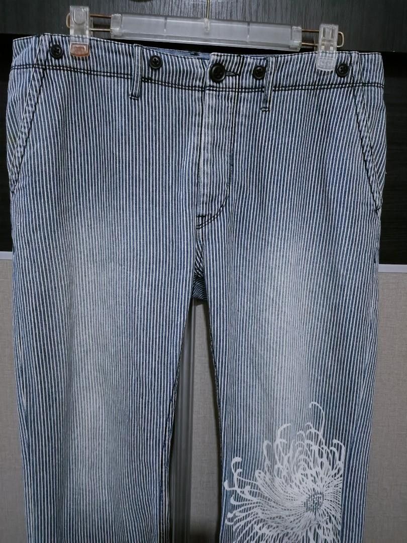 Art Comes First Art hickory worker pants with suspenders button Size US 35 - 3 Thumbnail