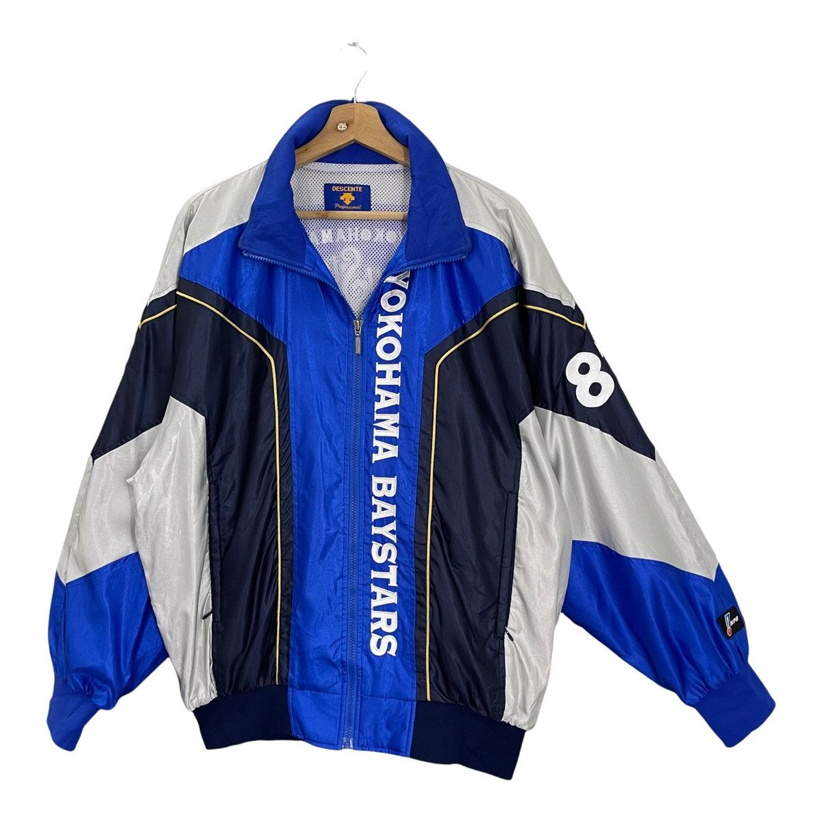 Descente 90s Descente Yokohama Baystar Jacket Size XL Size US XL / EU 56 / 4 - 3 Thumbnail