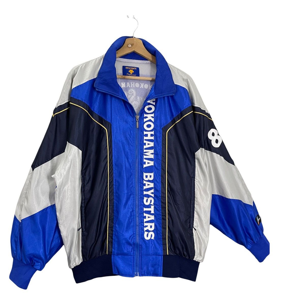 Descente 90s Descente Yokohama Baystar Jacket Size XL Size US XL / EU 56 / 4 - 2 Thumbnail