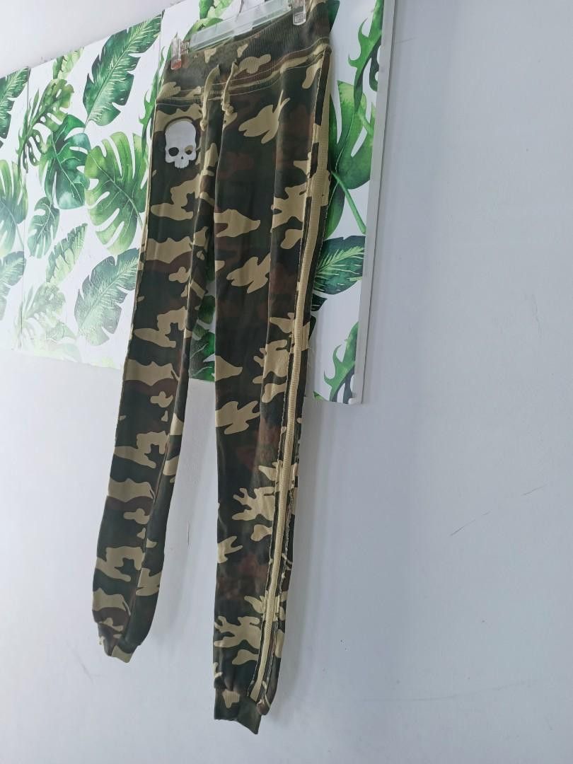 HYDROGEN Hydrogen Camo Skull Jogger Pants Made in Romania Size US 30 / EU 46 - 4 Thumbnail