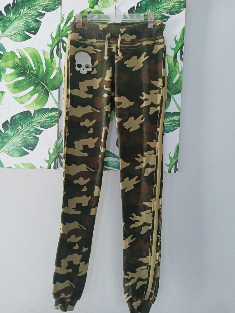 HYDROGEN Hydrogen Camo Skull Jogger Pants Made in Romania Size US 30 / EU 46 - 1 Thumbnail