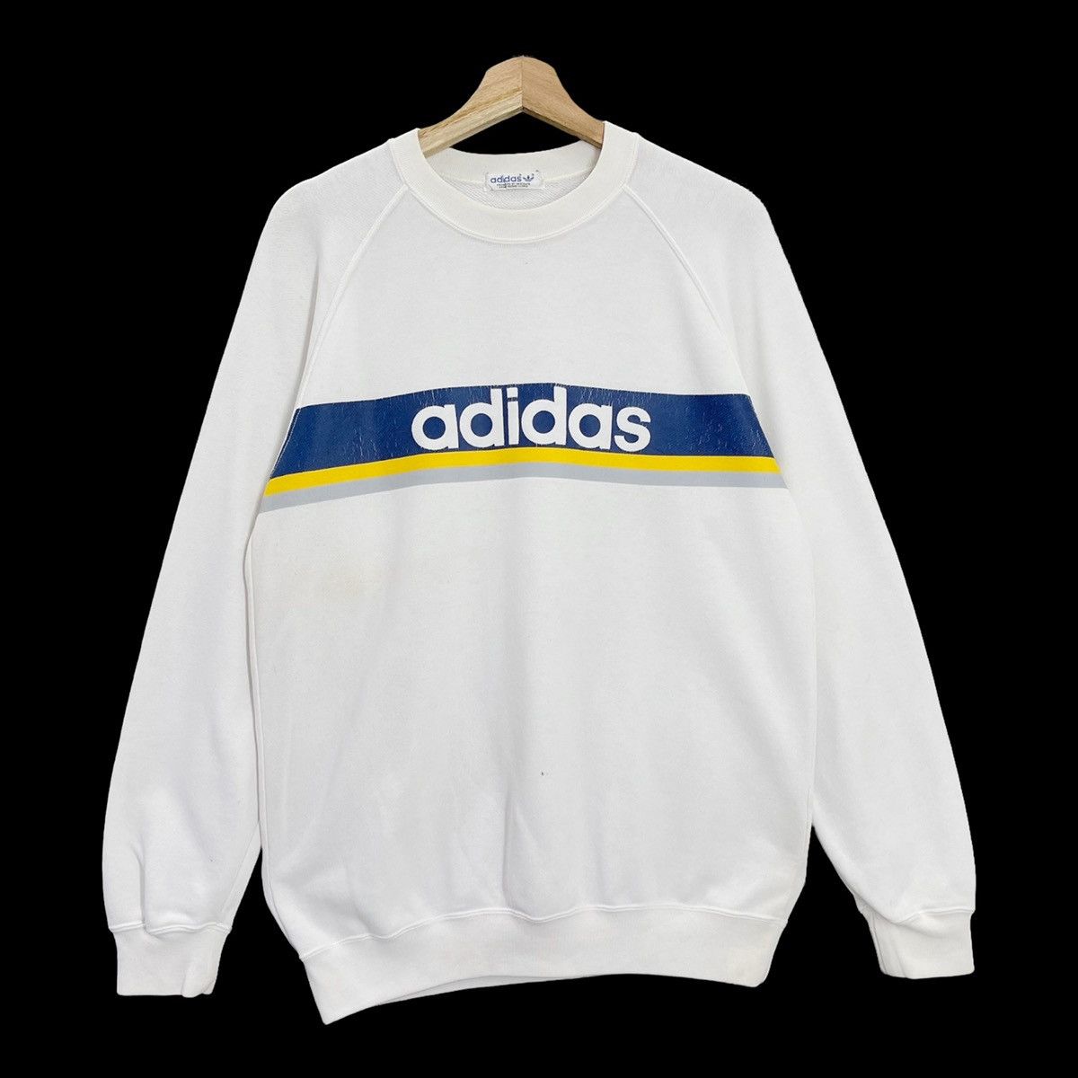 Adidas Vintage 90s Adidas Crewneck Sweatshirt Size M Size US M / EU 48-50 / 2 - 1 Thumbnail